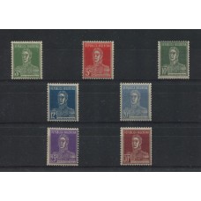 ARGENTINA 1931 GJ 708/14 SERIE COMPLETA DE ESTAMPILLAS NUEVAS MINT, LUJO U$ 225